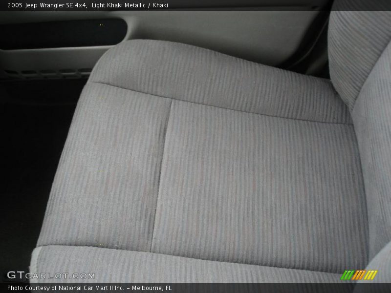 Light Khaki Metallic / Khaki 2005 Jeep Wrangler SE 4x4