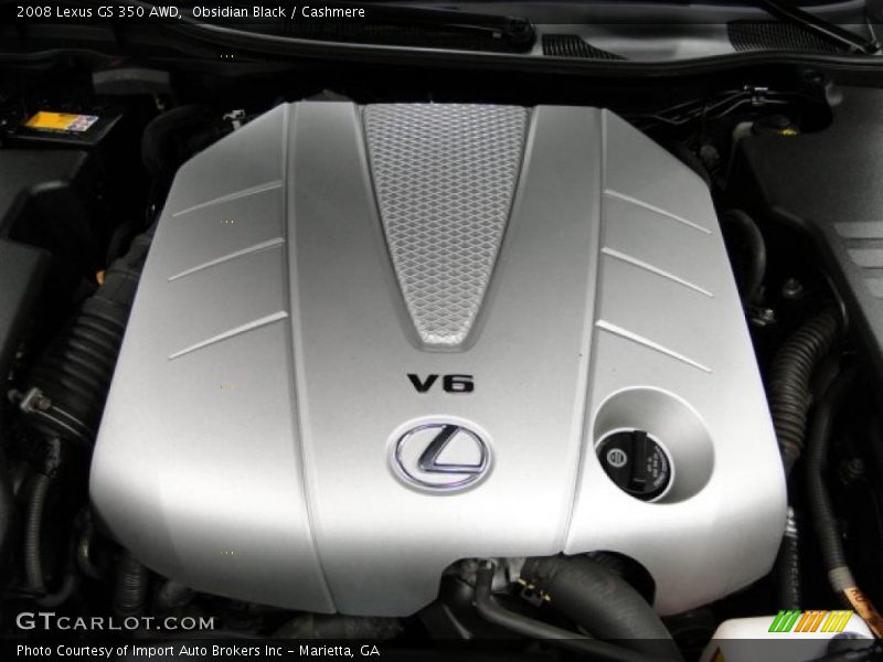 Obsidian Black / Cashmere 2008 Lexus GS 350 AWD