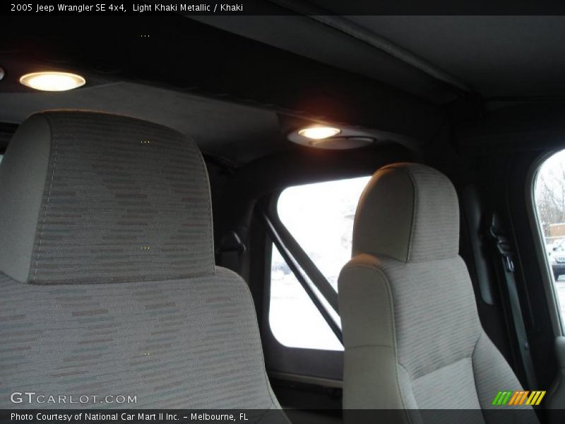 Light Khaki Metallic / Khaki 2005 Jeep Wrangler SE 4x4