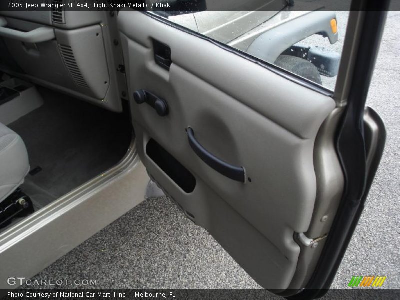 Light Khaki Metallic / Khaki 2005 Jeep Wrangler SE 4x4