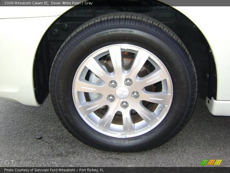 Dover White Pearl / Gray 2008 Mitsubishi Galant ES