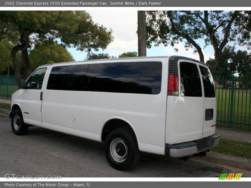 Summit White / Dark Pewter 2002 Chevrolet Express 3500 Extended Passenger Van