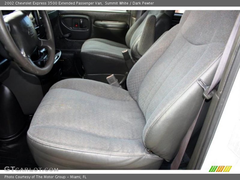 Summit White / Dark Pewter 2002 Chevrolet Express 3500 Extended Passenger Van