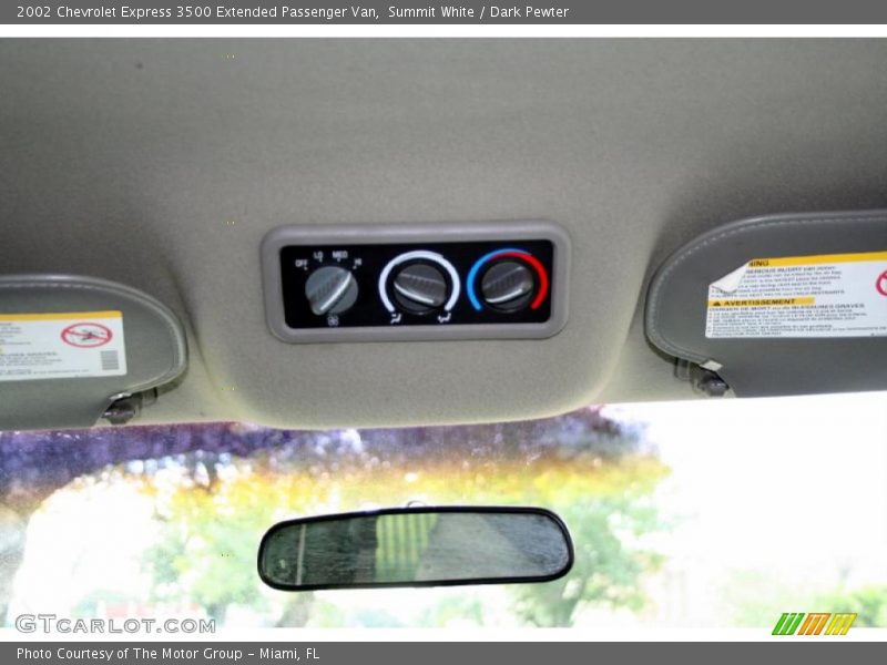 Summit White / Dark Pewter 2002 Chevrolet Express 3500 Extended Passenger Van