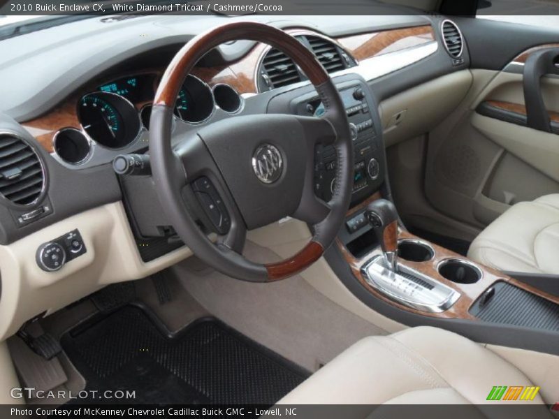 Cashmere/Cocoa Interior - 2010 Enclave CX 