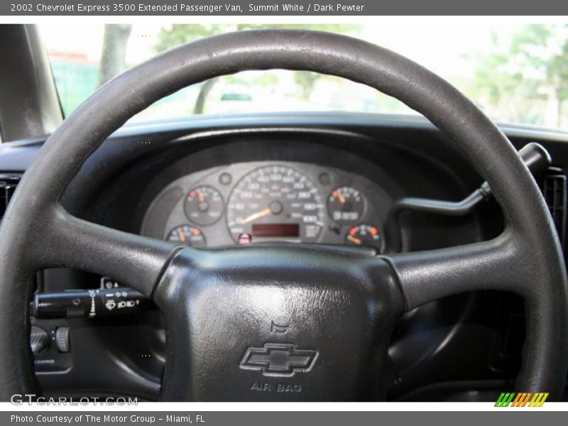 Summit White / Dark Pewter 2002 Chevrolet Express 3500 Extended Passenger Van