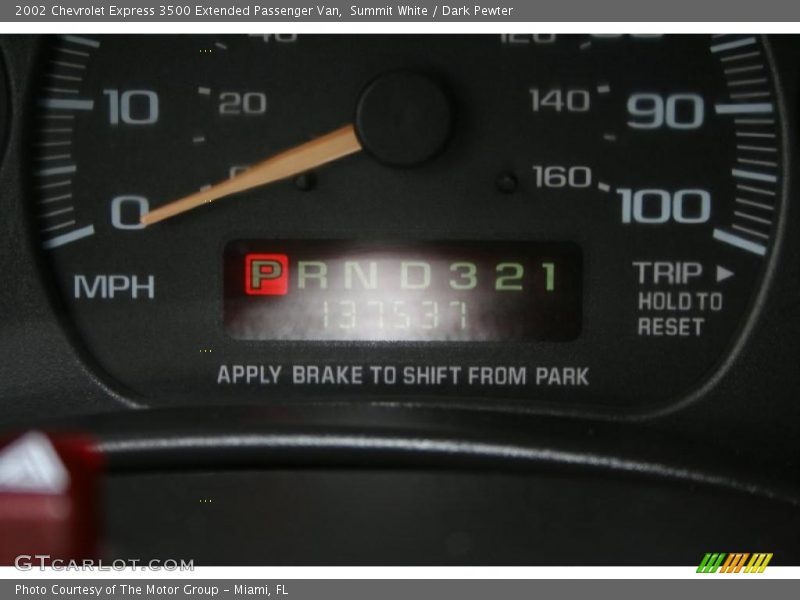 Summit White / Dark Pewter 2002 Chevrolet Express 3500 Extended Passenger Van