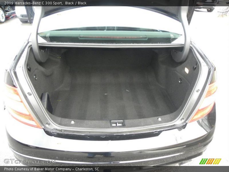 Black / Black 2009 Mercedes-Benz C 300 Sport