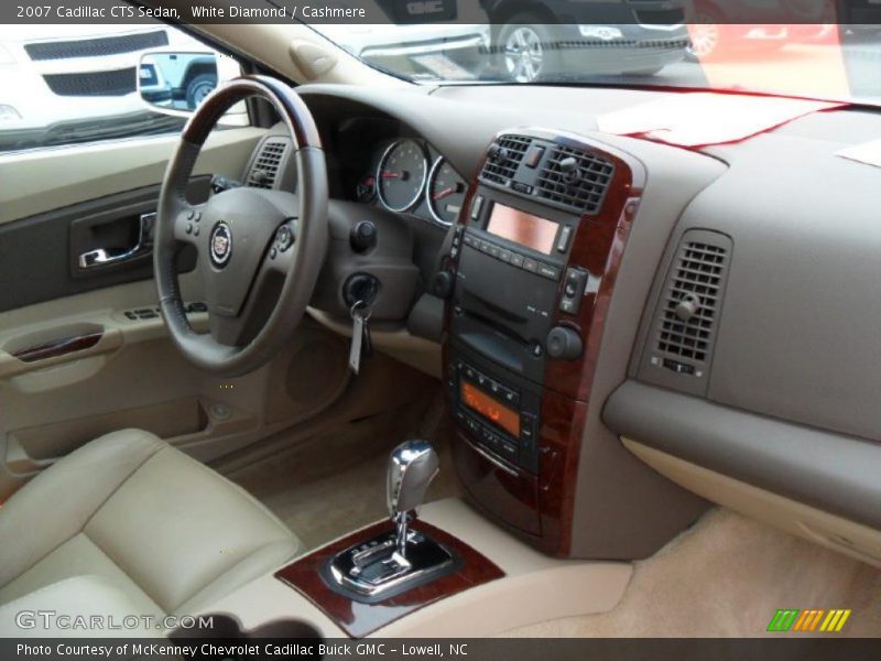 White Diamond / Cashmere 2007 Cadillac CTS Sedan