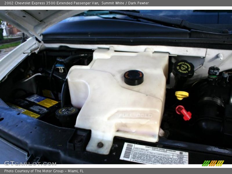 Summit White / Dark Pewter 2002 Chevrolet Express 3500 Extended Passenger Van
