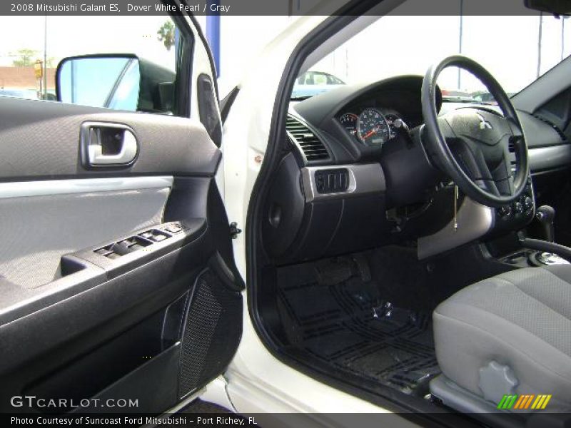 Dover White Pearl / Gray 2008 Mitsubishi Galant ES