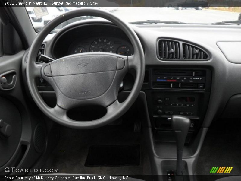 Dashboard of 2001 Metro LSi