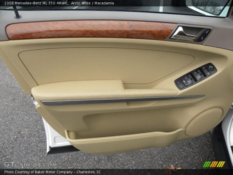 Arctic White / Macadamia 2008 Mercedes-Benz ML 350 4Matic