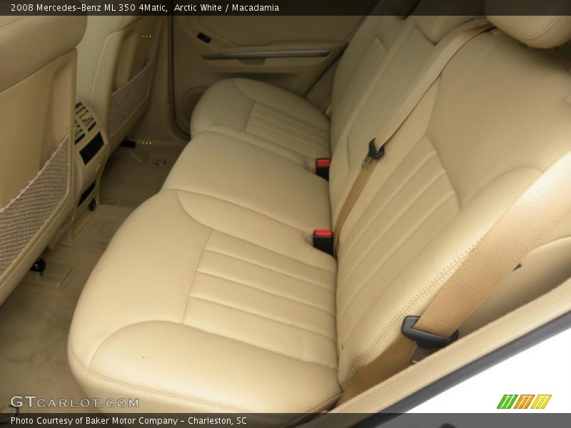 Arctic White / Macadamia 2008 Mercedes-Benz ML 350 4Matic
