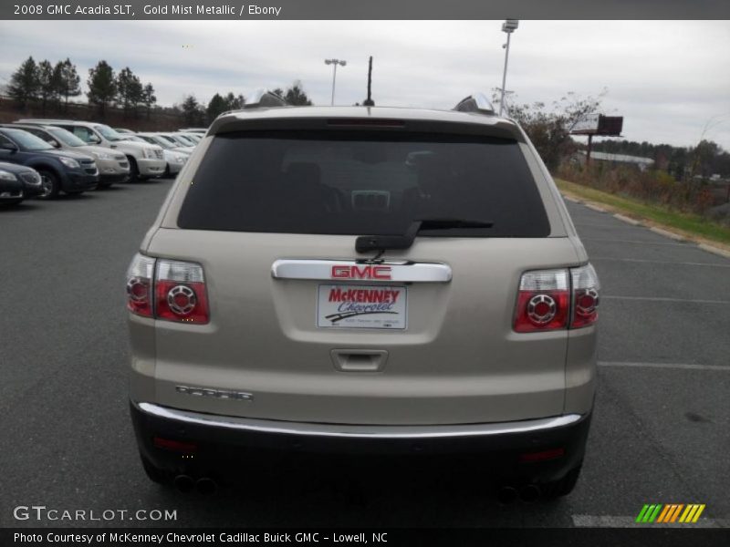 Gold Mist Metallic / Ebony 2008 GMC Acadia SLT