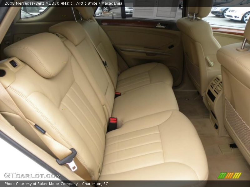 Arctic White / Macadamia 2008 Mercedes-Benz ML 350 4Matic