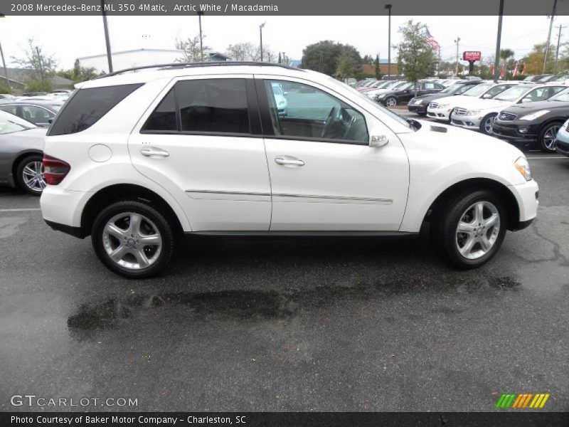 Arctic White / Macadamia 2008 Mercedes-Benz ML 350 4Matic