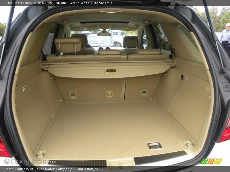 Arctic White / Macadamia 2008 Mercedes-Benz ML 350 4Matic