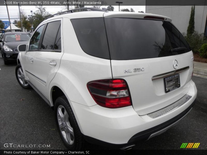 Arctic White / Macadamia 2008 Mercedes-Benz ML 350 4Matic
