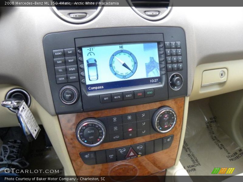 Arctic White / Macadamia 2008 Mercedes-Benz ML 350 4Matic