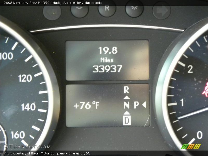 Arctic White / Macadamia 2008 Mercedes-Benz ML 350 4Matic
