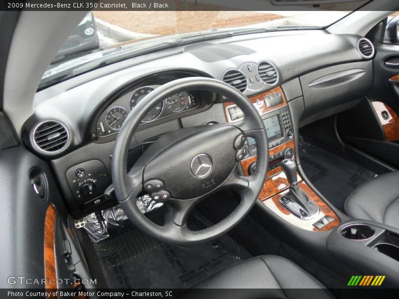 Black / Black 2009 Mercedes-Benz CLK 350 Cabriolet