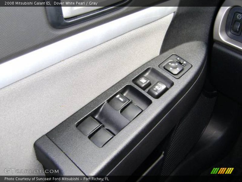 Dover White Pearl / Gray 2008 Mitsubishi Galant ES