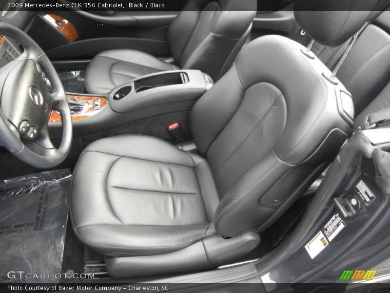 Black / Black 2009 Mercedes-Benz CLK 350 Cabriolet