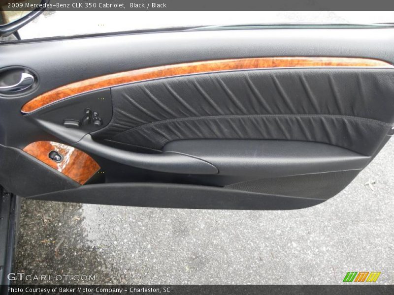 Black / Black 2009 Mercedes-Benz CLK 350 Cabriolet