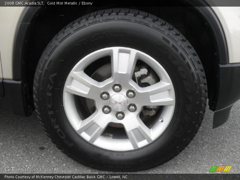 Gold Mist Metallic / Ebony 2008 GMC Acadia SLT
