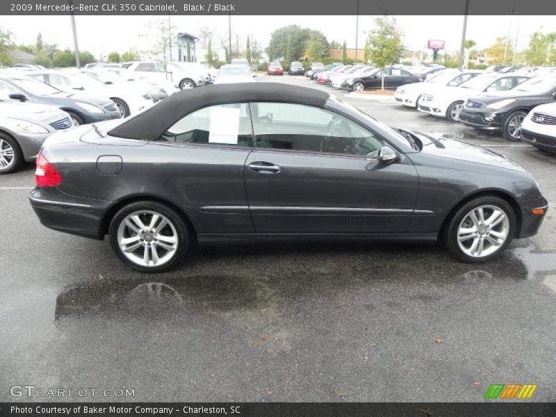 Black / Black 2009 Mercedes-Benz CLK 350 Cabriolet