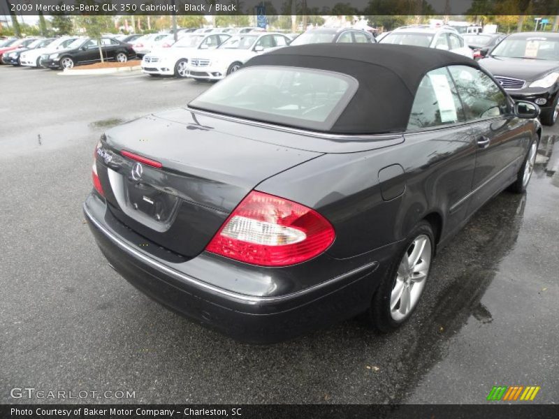 Black / Black 2009 Mercedes-Benz CLK 350 Cabriolet