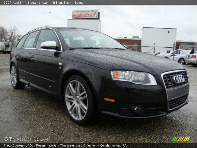 Brilliant Black / Ebony 2007 Audi S4 4.2 quattro Avant