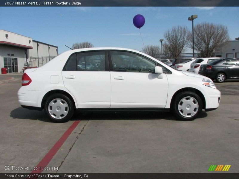 Fresh Powder / Beige 2007 Nissan Versa S