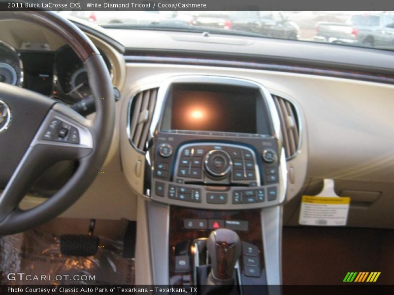 White Diamond Tricoat / Cocoa/Cashmere 2011 Buick LaCrosse CXS