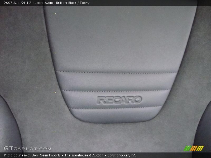 Brilliant Black / Ebony 2007 Audi S4 4.2 quattro Avant