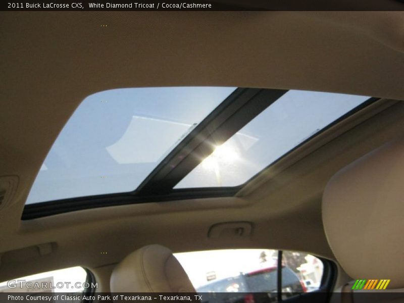 White Diamond Tricoat / Cocoa/Cashmere 2011 Buick LaCrosse CXS