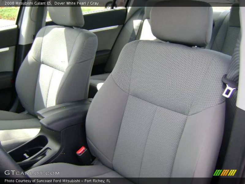 Dover White Pearl / Gray 2008 Mitsubishi Galant ES