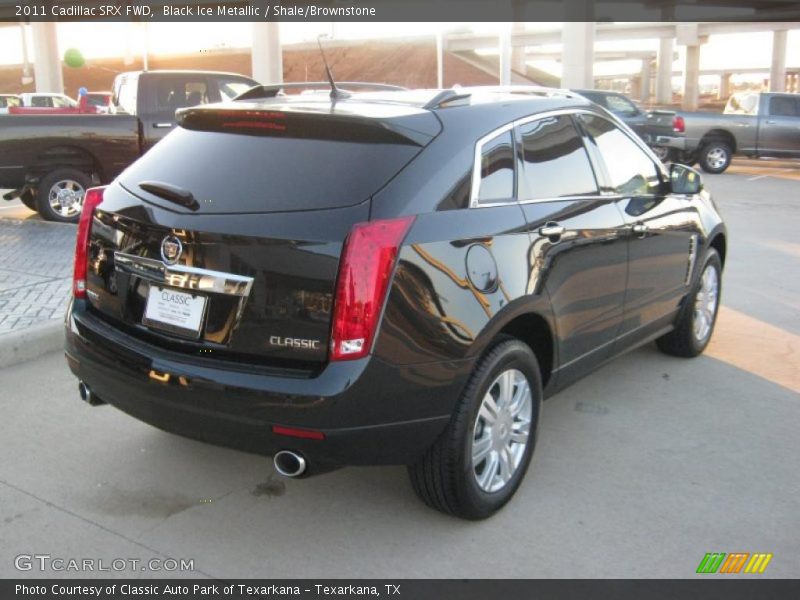Black Ice Metallic / Shale/Brownstone 2011 Cadillac SRX FWD