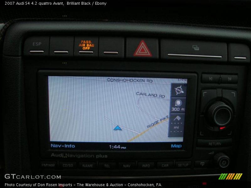 Navigation of 2007 S4 4.2 quattro Avant