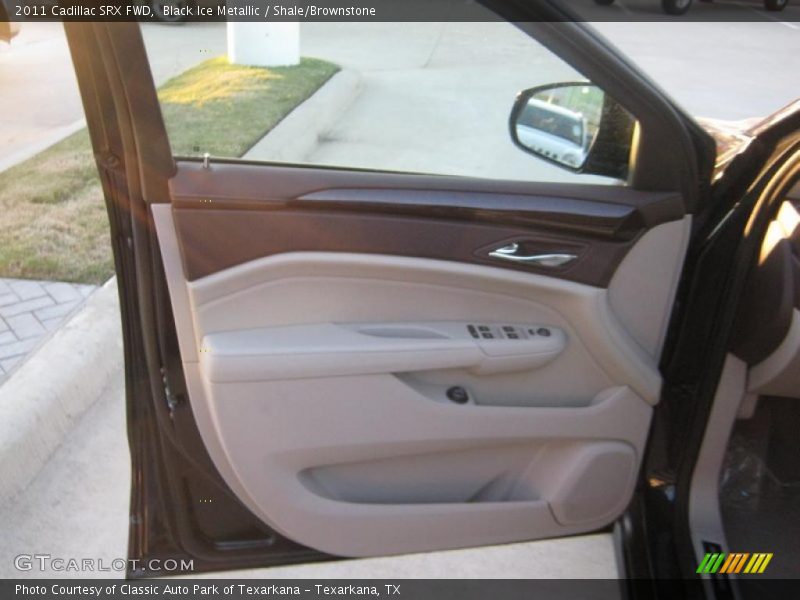 Black Ice Metallic / Shale/Brownstone 2011 Cadillac SRX FWD