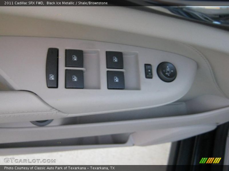 Black Ice Metallic / Shale/Brownstone 2011 Cadillac SRX FWD