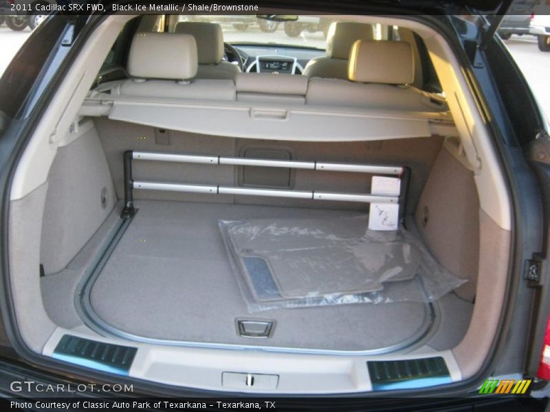Black Ice Metallic / Shale/Brownstone 2011 Cadillac SRX FWD