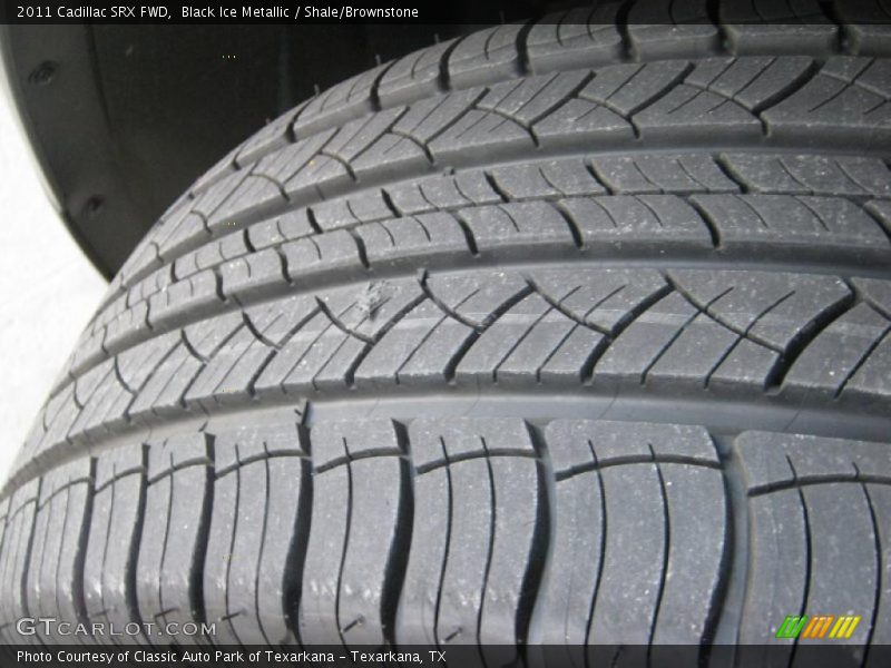 Black Ice Metallic / Shale/Brownstone 2011 Cadillac SRX FWD