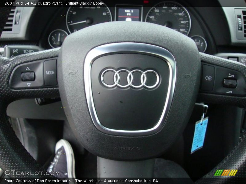 Brilliant Black / Ebony 2007 Audi S4 4.2 quattro Avant