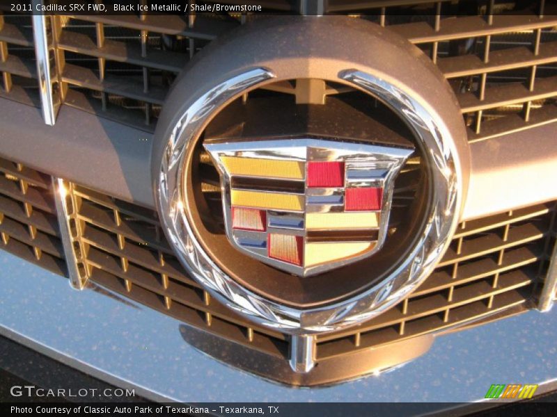 Black Ice Metallic / Shale/Brownstone 2011 Cadillac SRX FWD