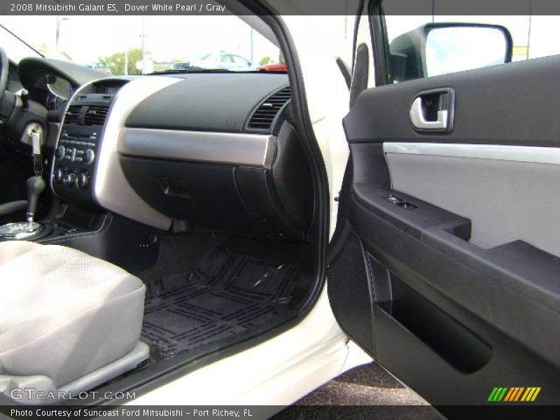 Dover White Pearl / Gray 2008 Mitsubishi Galant ES
