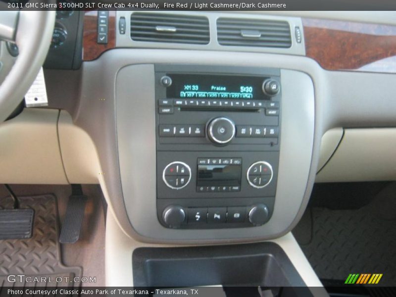 Fire Red / Light Cashmere/Dark Cashmere 2011 GMC Sierra 3500HD SLT Crew Cab 4x4 Dually