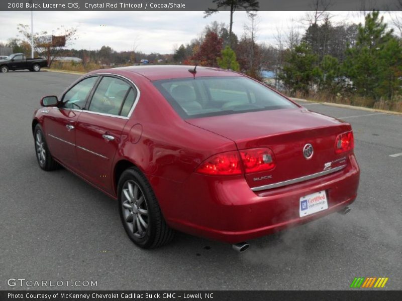  2008 Lucerne CXS Crystal Red Tintcoat
