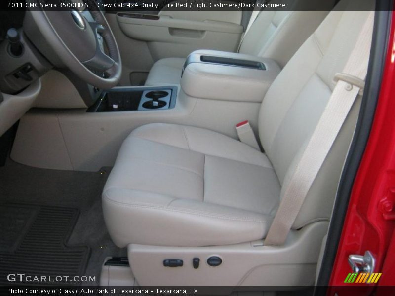  2011 Sierra 3500HD SLT Crew Cab 4x4 Dually Light Cashmere/Dark Cashmere Interior